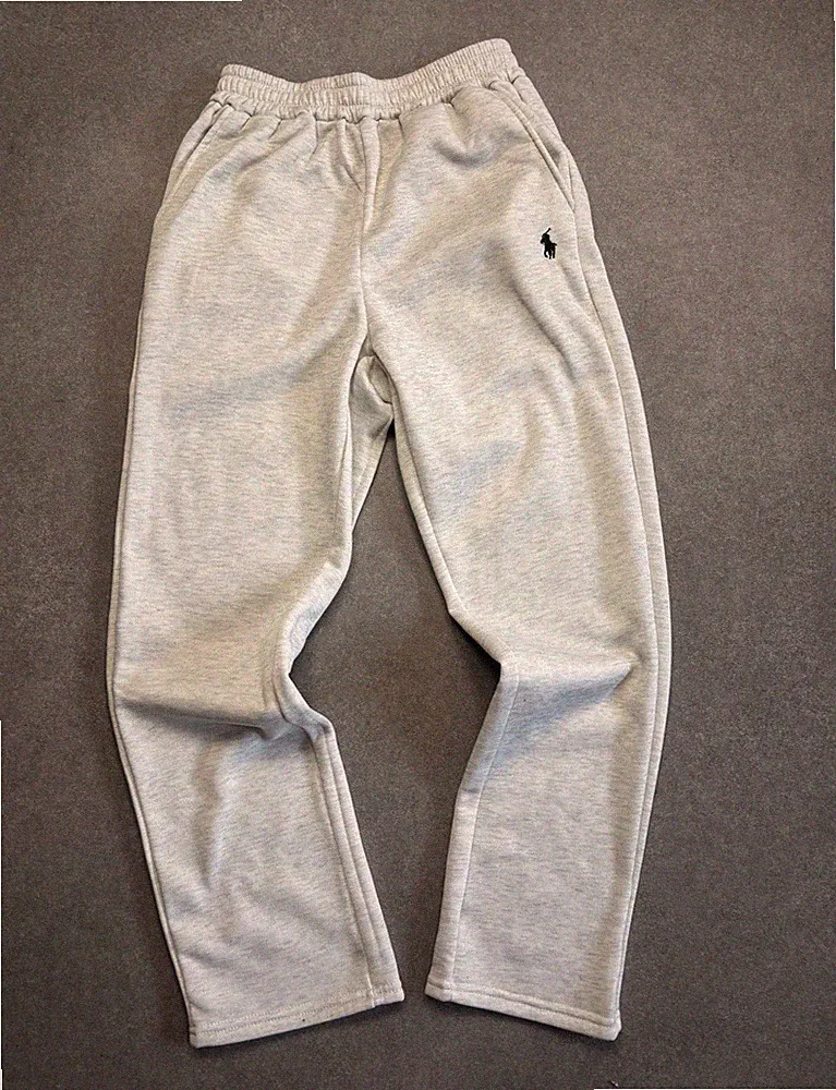 Polo Ralph Lauren Herren Jogginghose Grau S Logo elastischer Bund Taschen