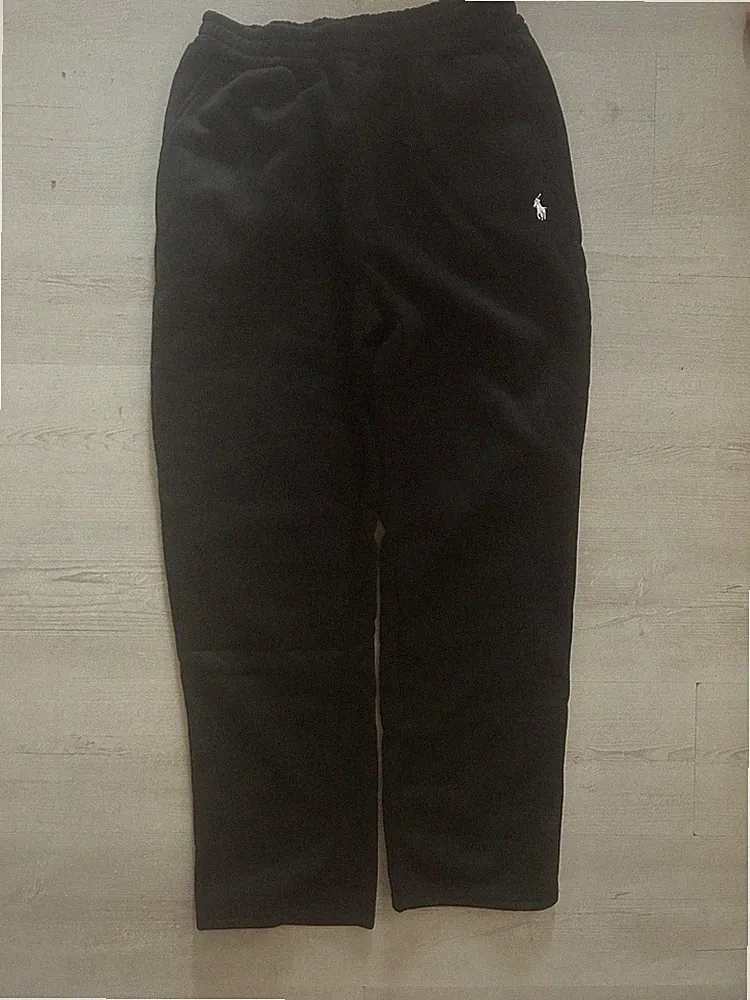 Polo Ralph Lauren Herren Jogginghose XL Schwarz Polyester Logo Kordelzug