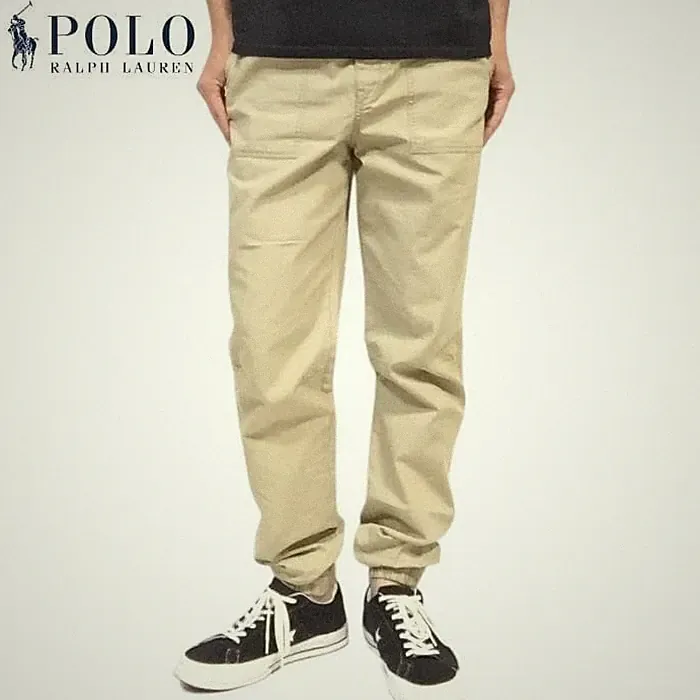 Polo Ralph Lauren Herren M Beige Ripstop Jogginghose Neu Authentisch