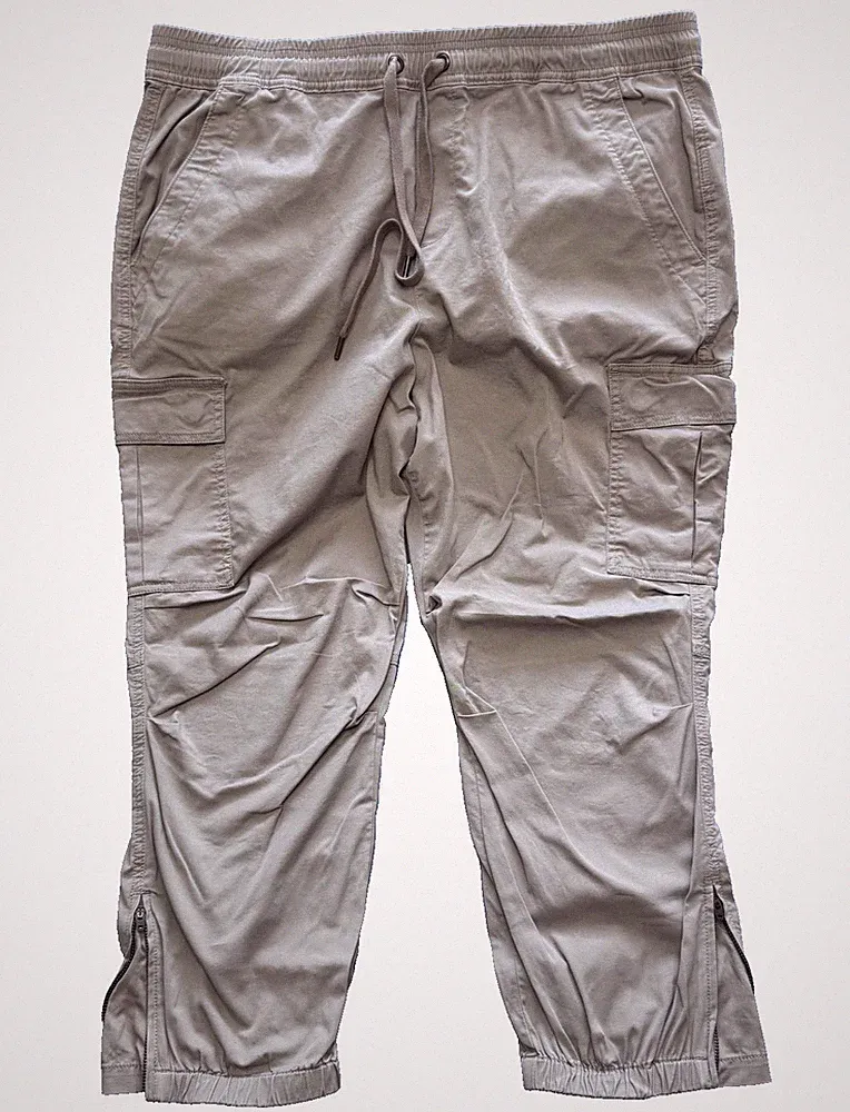 Polo Ralph Lauren Jogginghose Chino Herren XL Beige Cargo Fallschirmjäger Baggy Military