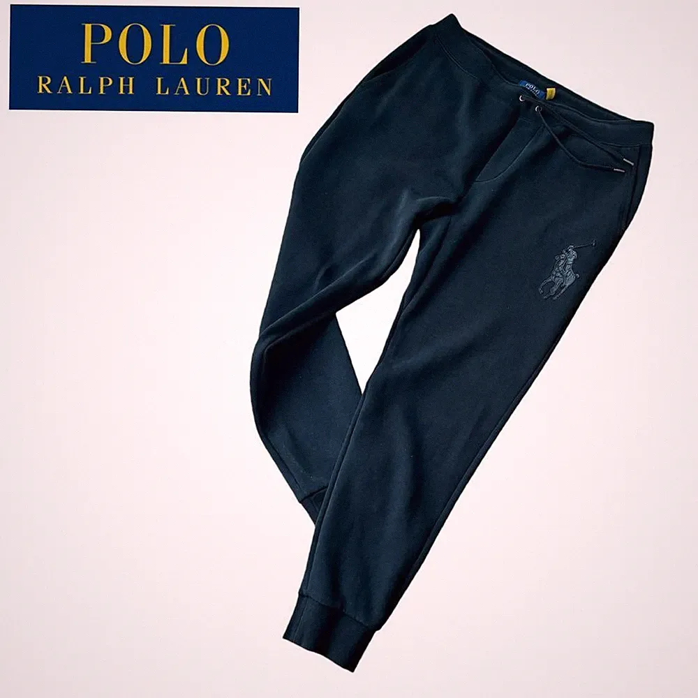 Polo Ralph Lauren Jogginghose Sweatpants L Schwarz Near Mint Herrenmode