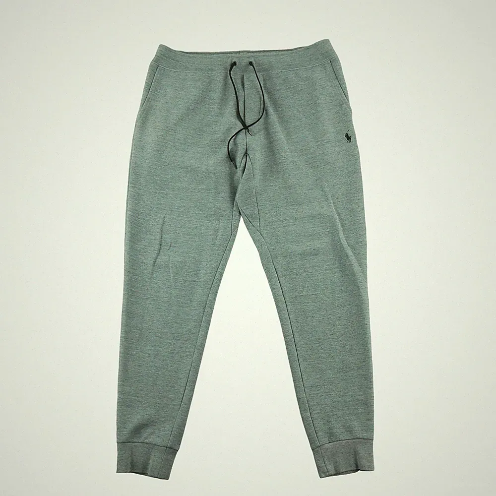 Polo Ralph Lauren Joggings Herren Doppelstrick Pony Grau Größe L #QWE3843