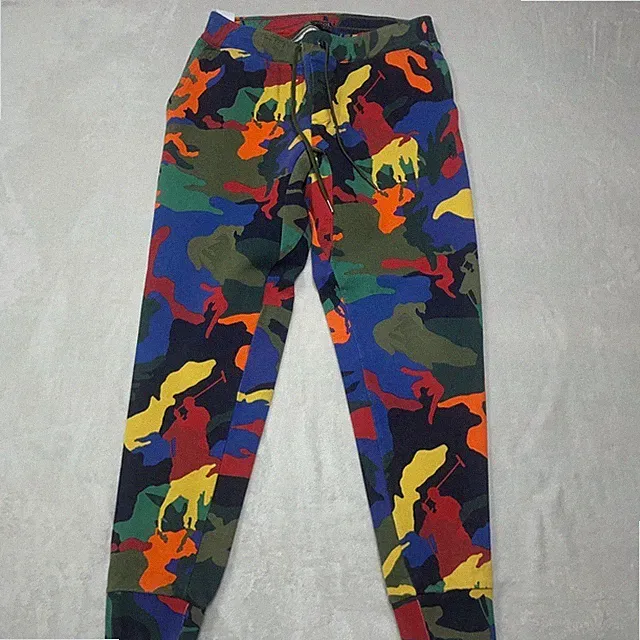 Polo Ralph Lauren Men’s Small (Fits 28x27) Double-Knit Jogger Pant Pony Camo