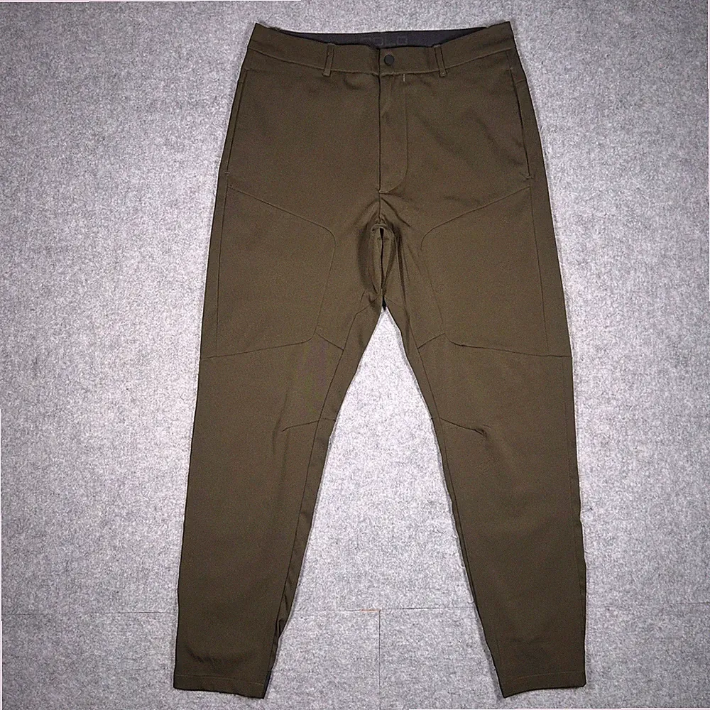 Polo Ralph Lauren Pants Mens 32 Brown Slim Fit Performance Jogger Trousers