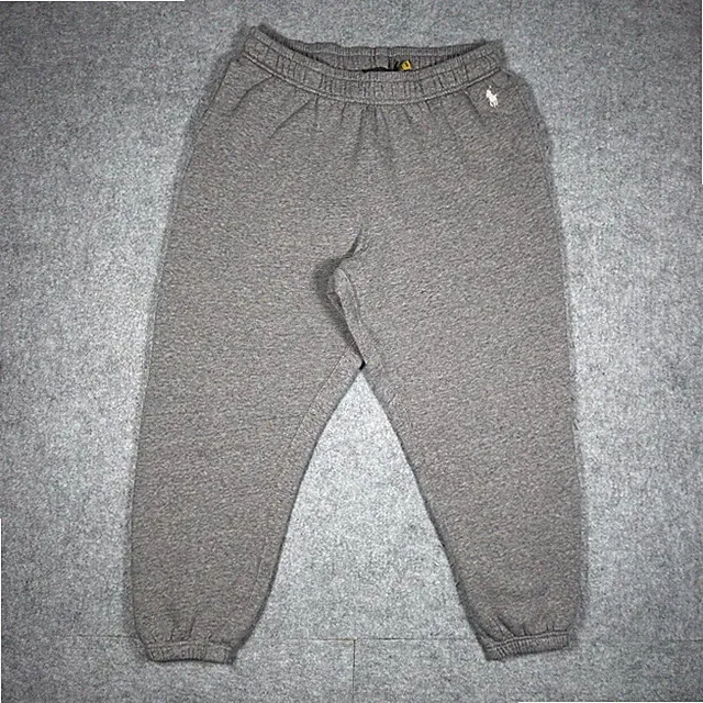 Polo Ralph Lauren Sweatpants Mens Large Grey Pony Logo Joggers Loungewear