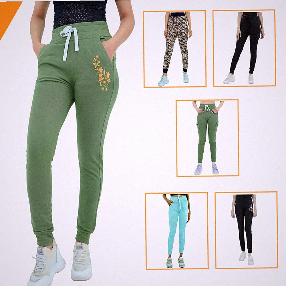 Premium Slim Fit Jogginghose für Damen Hochwertige Baumwolle Stretchmaterial