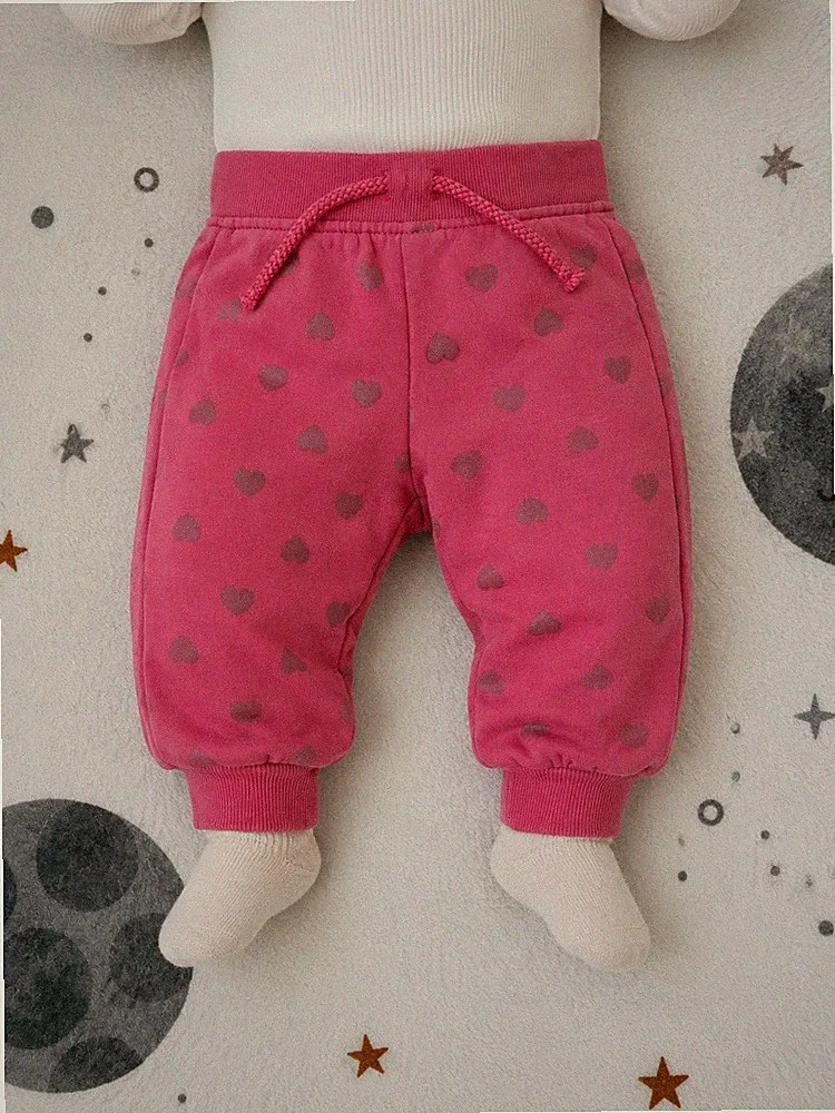 Primark | Jogginghose | Baby | Gr 74 | Pink Mit Herzen