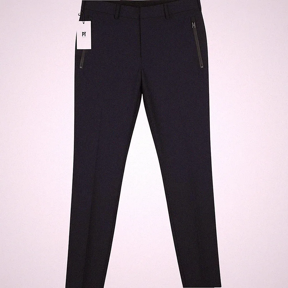 PT Torino Lamda Herren 48 Slim Fit Zip-Tasche Polyamid-Mix Hose