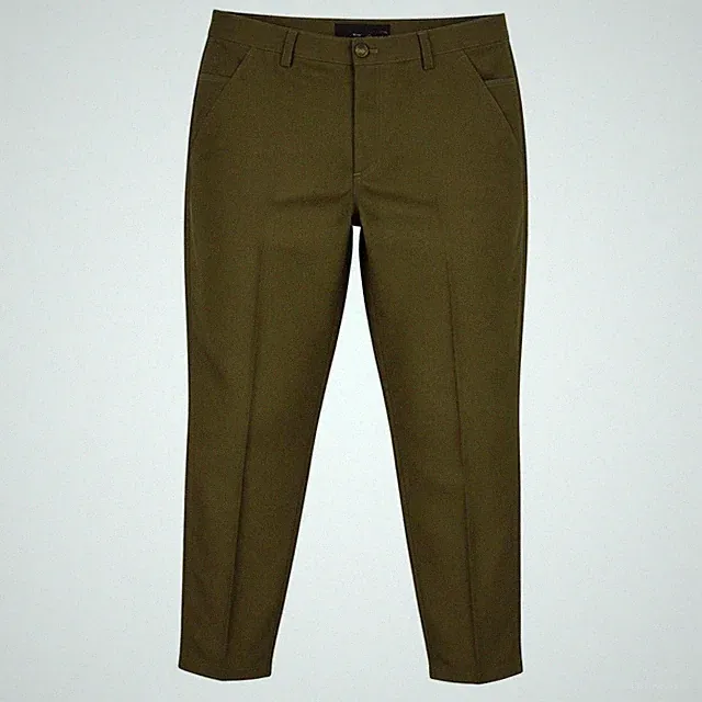 PT Torino The Worker Herren W36 Braune Wolle Vlies Mischung Konische Hosen