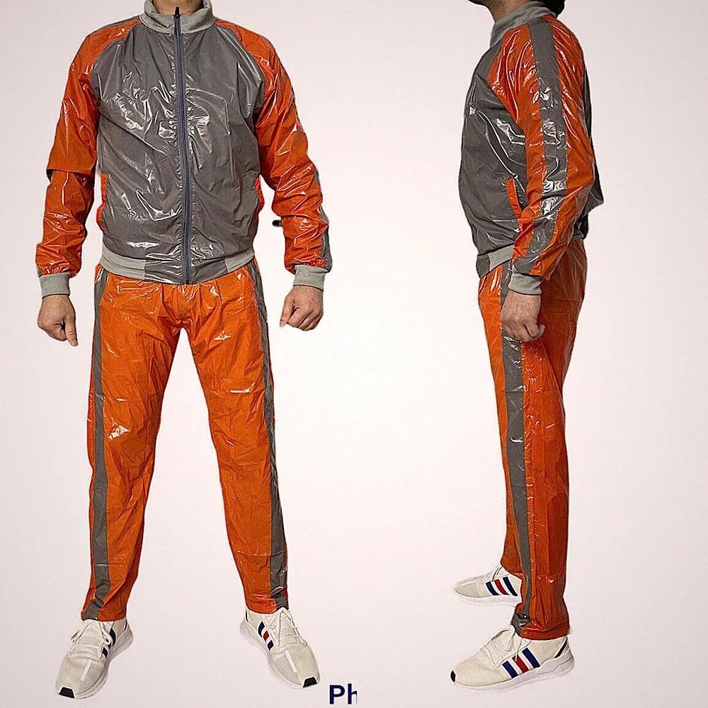 PU Nylon Jogging Anzug