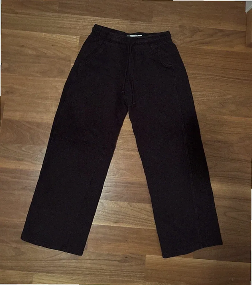 PULL&BEAR Damen Jogginghose schwarz Gr. S Baumwolle 70cm Zugband Bund