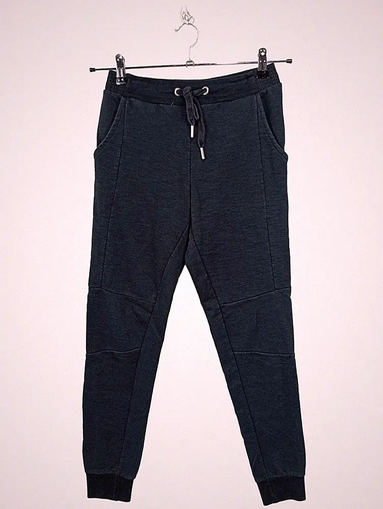 Pull&Bear Jogginghose Herren Gr. 36 Blau Casual
