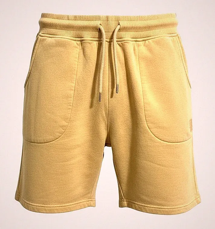 PULLOVER Bermuda Jogging Shorts gelb Herren Jogg Shorts Pulli in Gr. L