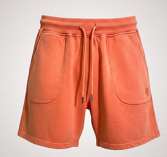 PULLOVER Bermuda Jogging Shorts Orange Herren Jogg Shorts Pulli in Gr. S
