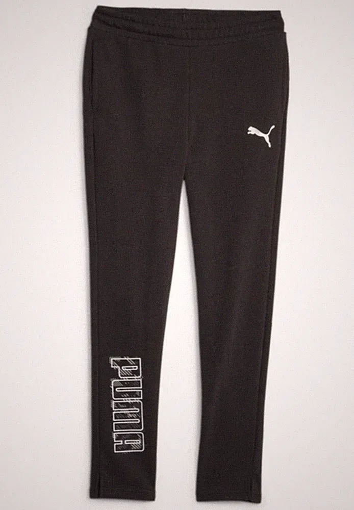 PUMA ACTIVE SPORTS PANTS TR B Kinder Sweathose Jogginghose 676292 01 schwarz