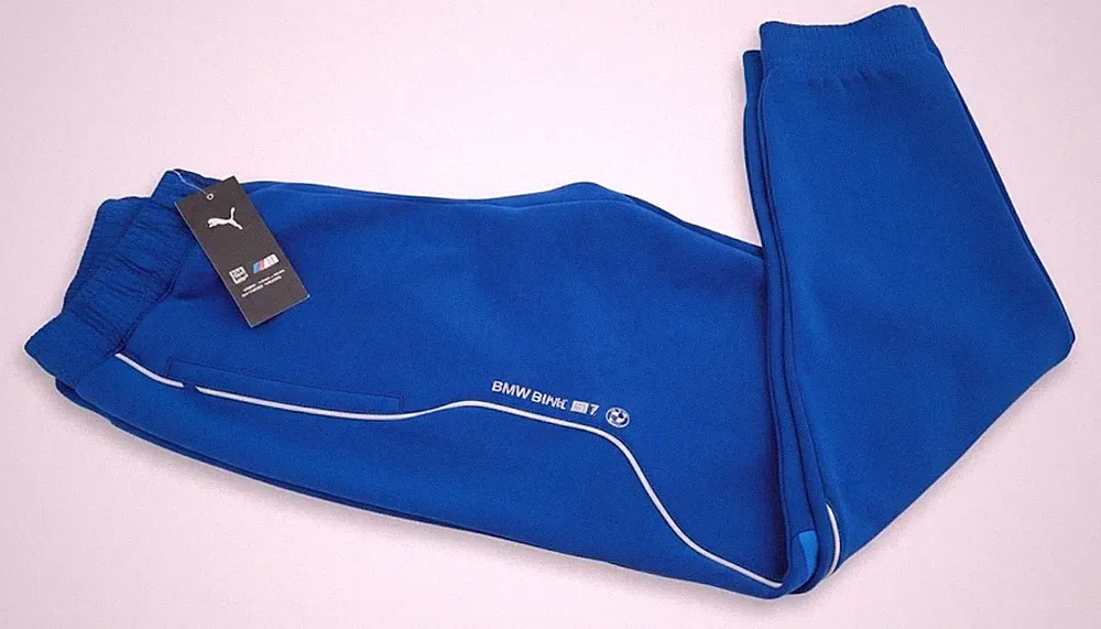 PUMA BMW MMS Sweat Pants Hose Trainingshose Jogginghose Herren blau Gr. S - L
