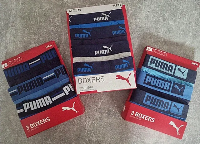 Puma Boxershorts Shorts Boxers Unterwäsche Comfort Cotton Stretch 3er 4er Pack