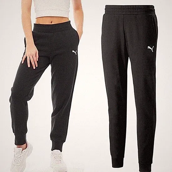 Puma Damen Jogginghose Trainingshose Sport Hose Freizeit Fitness Warm schwarz ♥