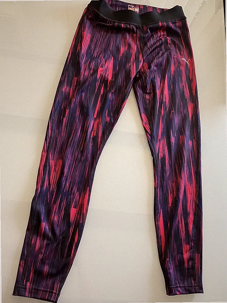 PUMA Damen-Sporthose Mehrfarbig Gr: 38 TOP ZUSTAND perfekt fürs Fitnessstudio