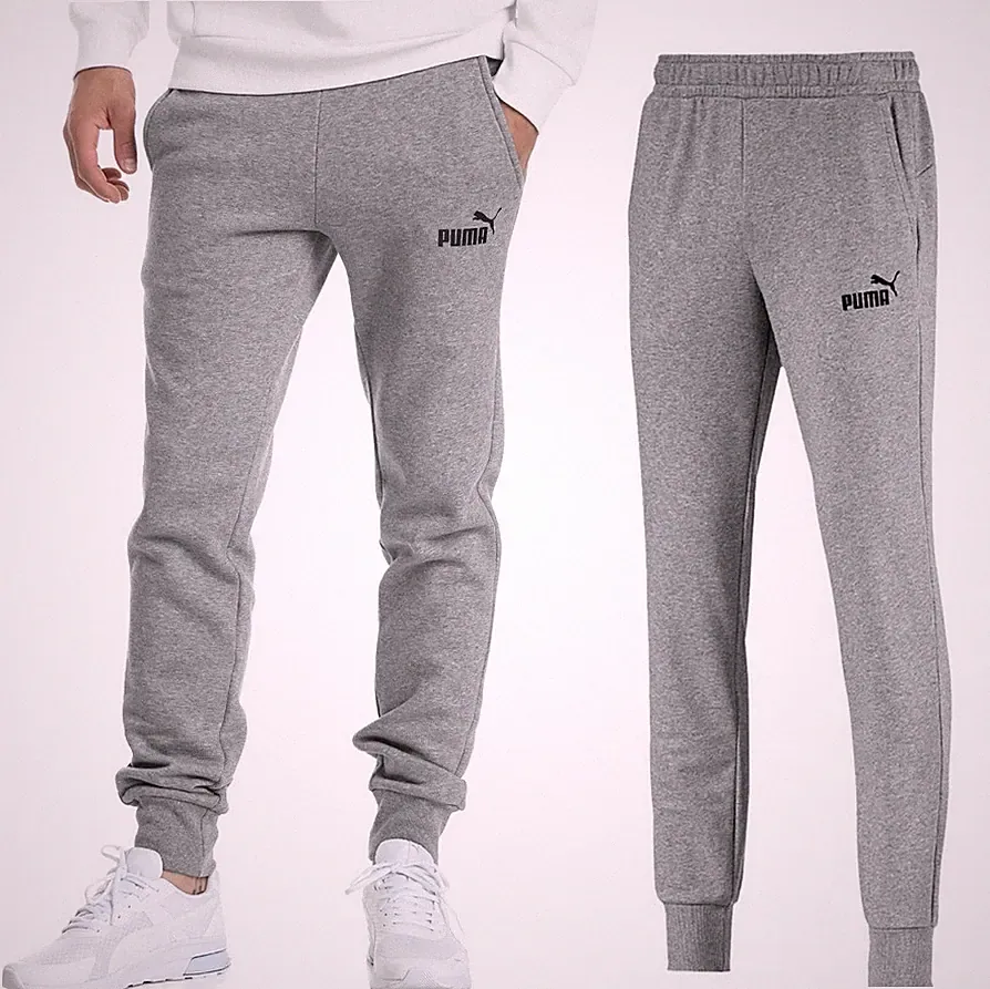Puma ESS Logo Sweat Pant Herren Jogginghose Trainingshose Sport Hose grau S M L
