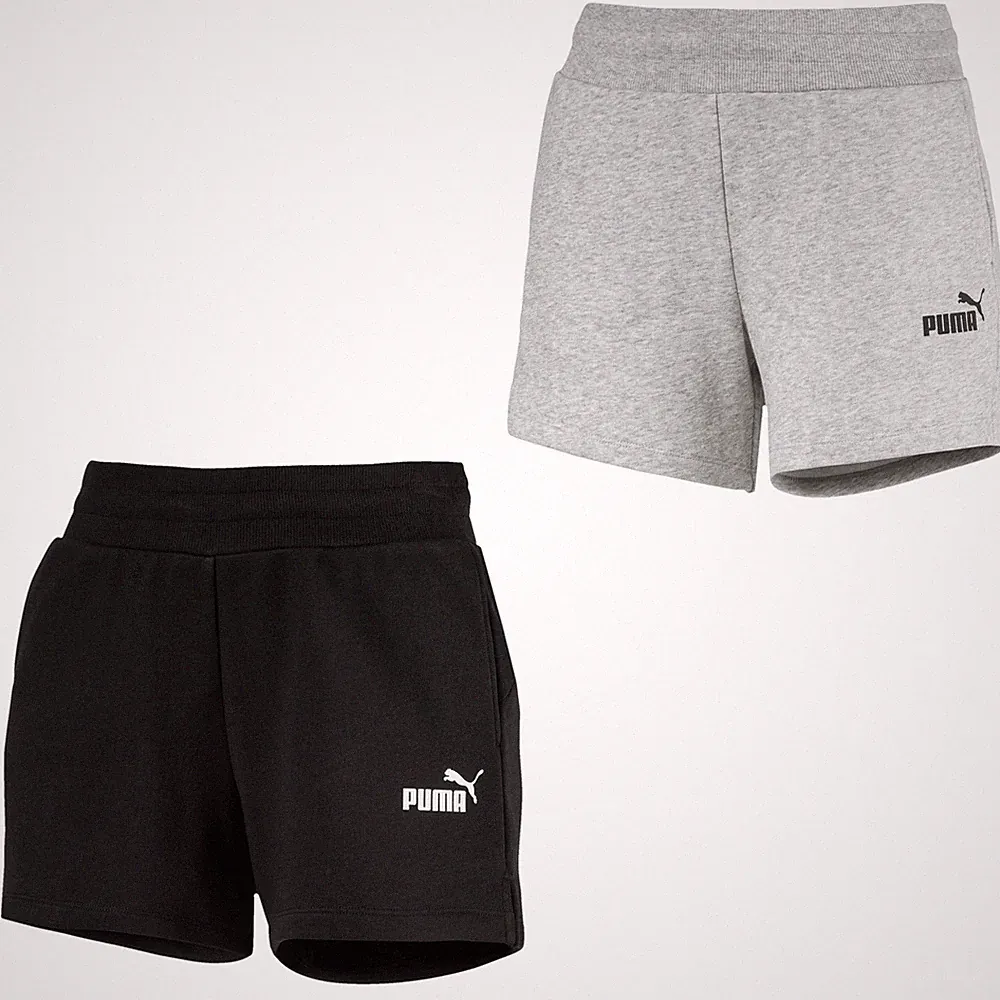 Puma Essentials Sweatshorts Damen Jogging-/Freizeit-/Sporthose Schwarz Grau Neu