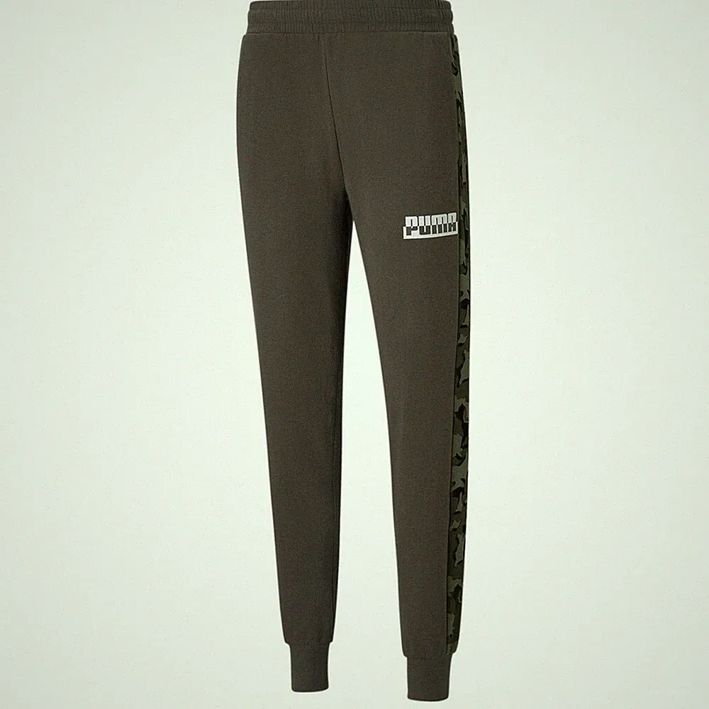 Puma Herren Core Camo Sweatpants Jogginghose AOP Forest Night M L XL XXL NEU