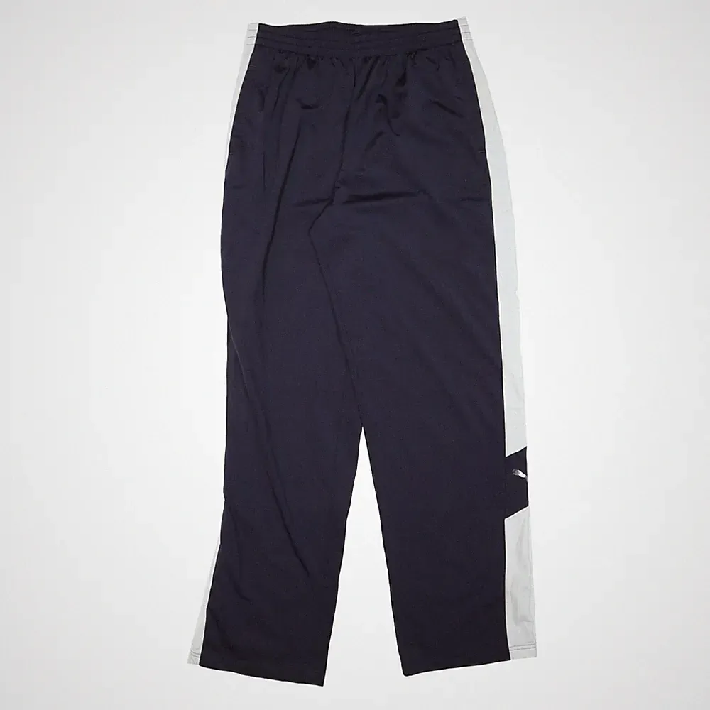 PUMA Herren Jogger Blau/Weiß L W30 L32 Slim Fit Track Pants Polyester