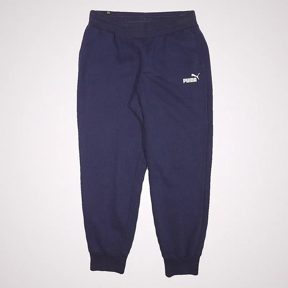 PUMA Herren Jogger Dunkelblau M W30 L28 Klassisch Schmal zulaufend