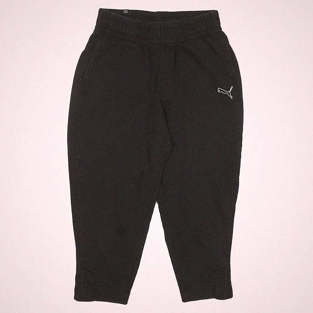 PUMA Herren Jogger Schwarz M W30 L24 Slim Tapered Baumwollmischung