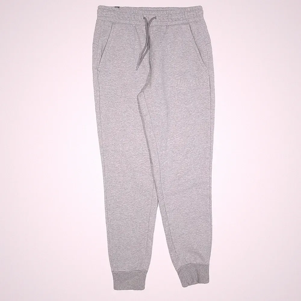 PUMA Herren Jogginghose Grau S W28 L28 Baumwolle Elastischer Bund Kordel Komfort