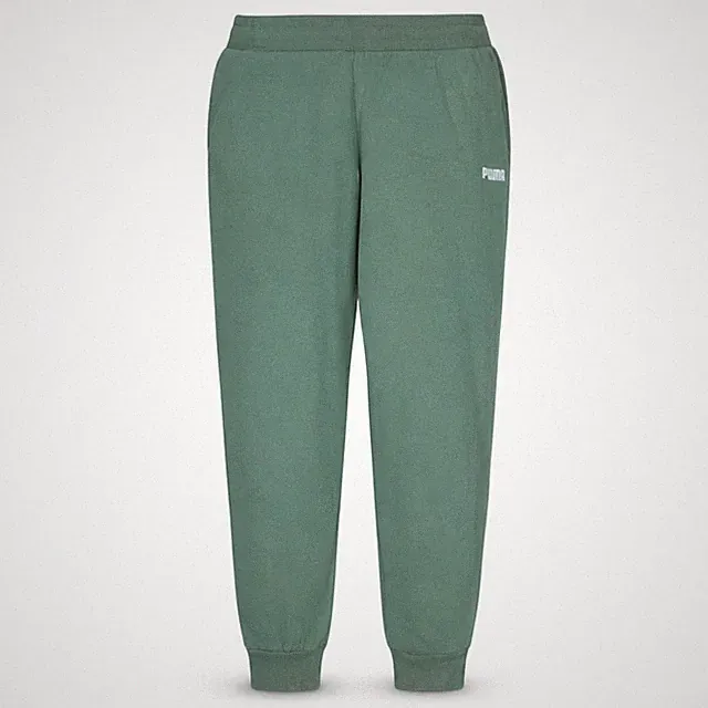 Puma Herren Jogginghose Größe L Grün Freizeit Gummibund Logo