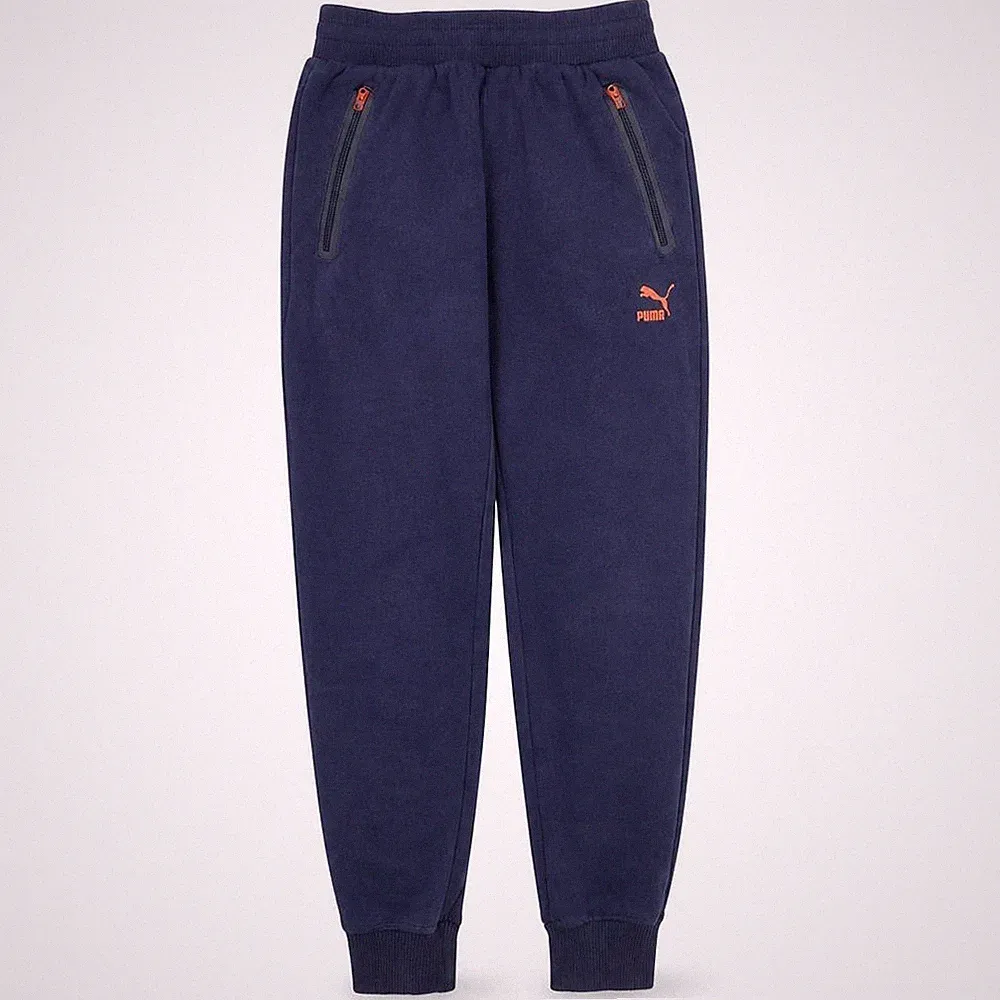 Puma Herren Jogginghose Größe M Blau Freizeit Gummibund Logo