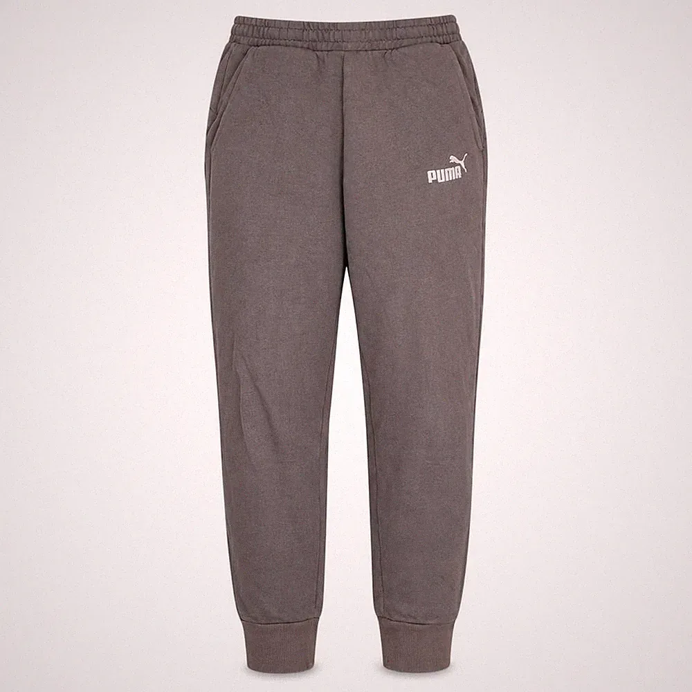 Puma Herren Jogginghose Größe S Braun Freizeit Gummibund Logo