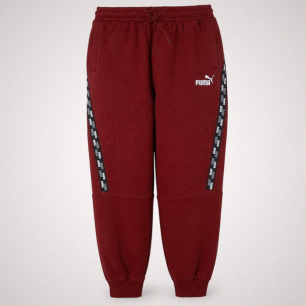 Puma Herren Jogginghose Größe XL rot Freizeit Gummibund Logo