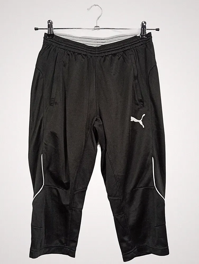Puma Herren Jogginghose Sporthose Schwarz Gr. S 3/4 Hose