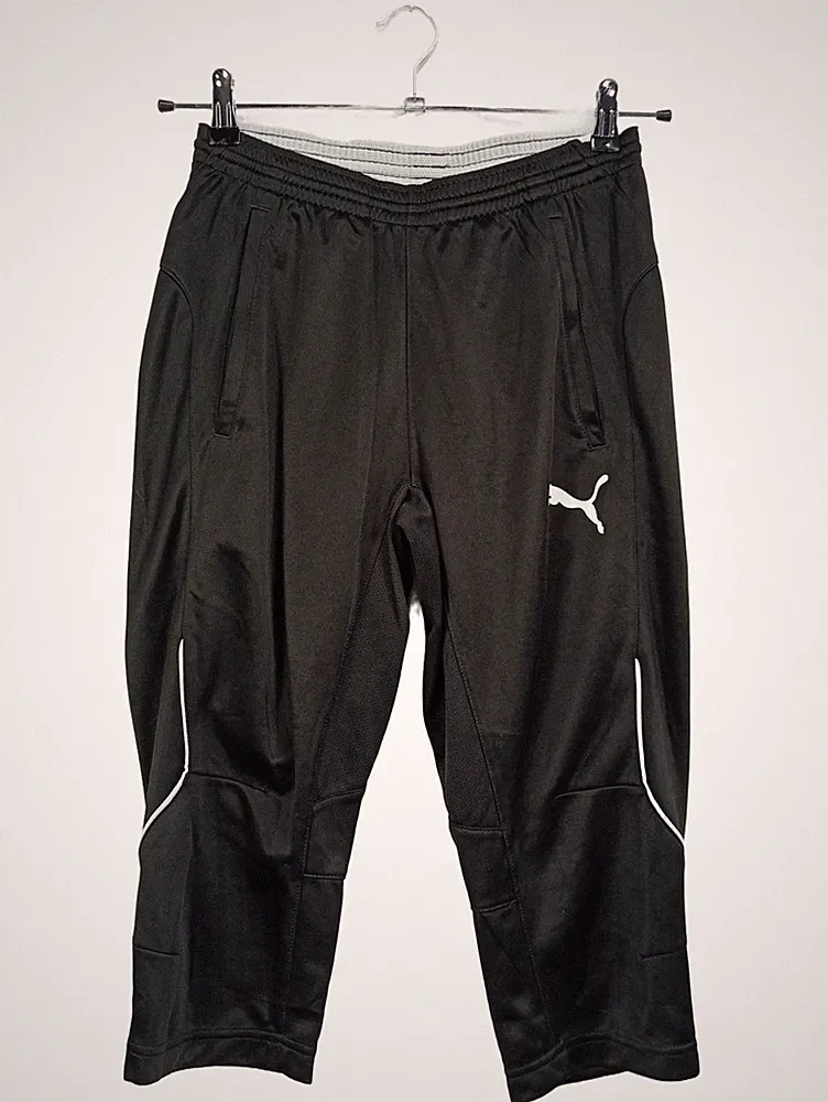 Puma Herren Jogginghose Sporthose Schwarz Gr. S 3/4 Hose