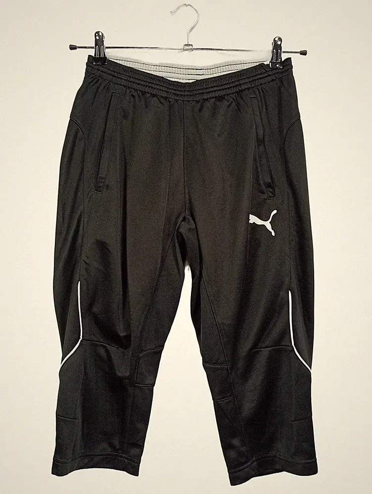 Puma Herren Jogginghose Sporthose Schwarz Gr. S 3/4 Hose