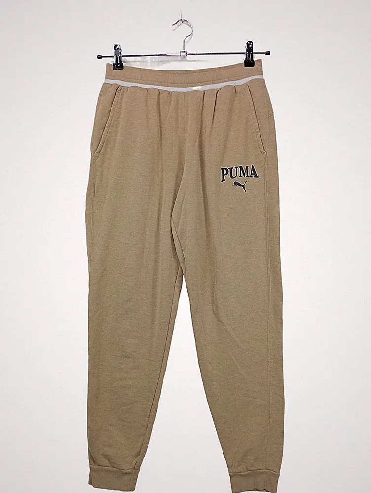PUMA Herren Jogginghose Squad Sweatpants Beige Gr. M Baumwolle