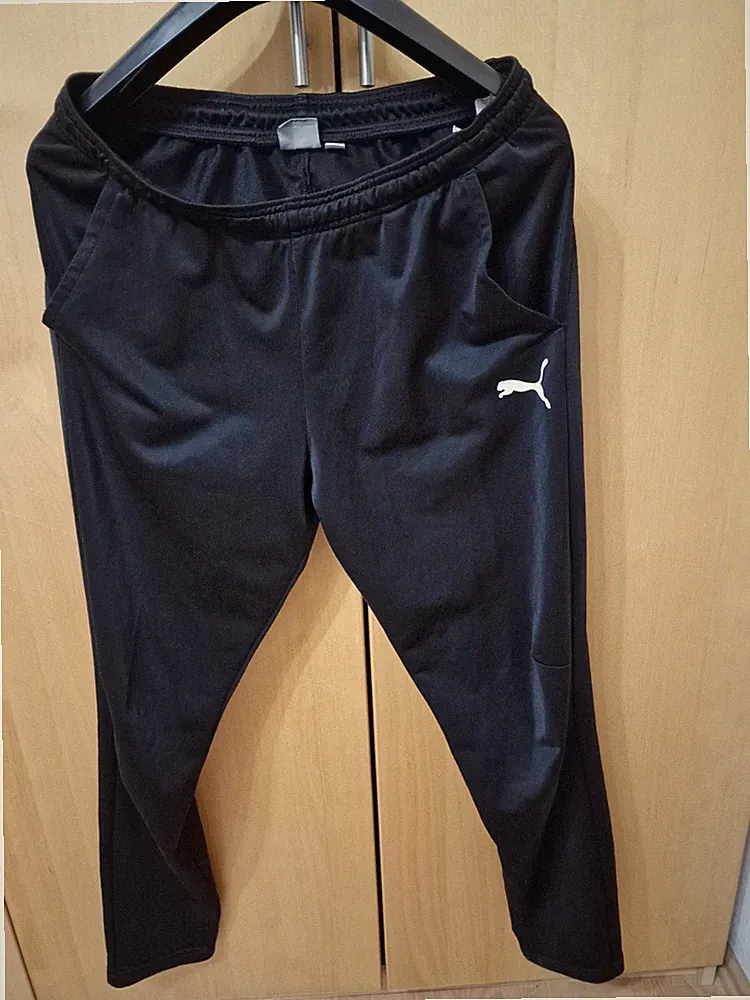 Puma Herren Jogginghose Trackpant Gr. L Schwarz