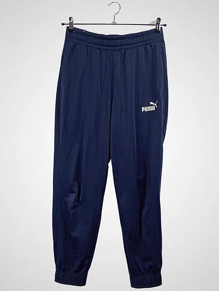 PUMA Herren Jogginghose Trainingshose Sport Blau Gr. M