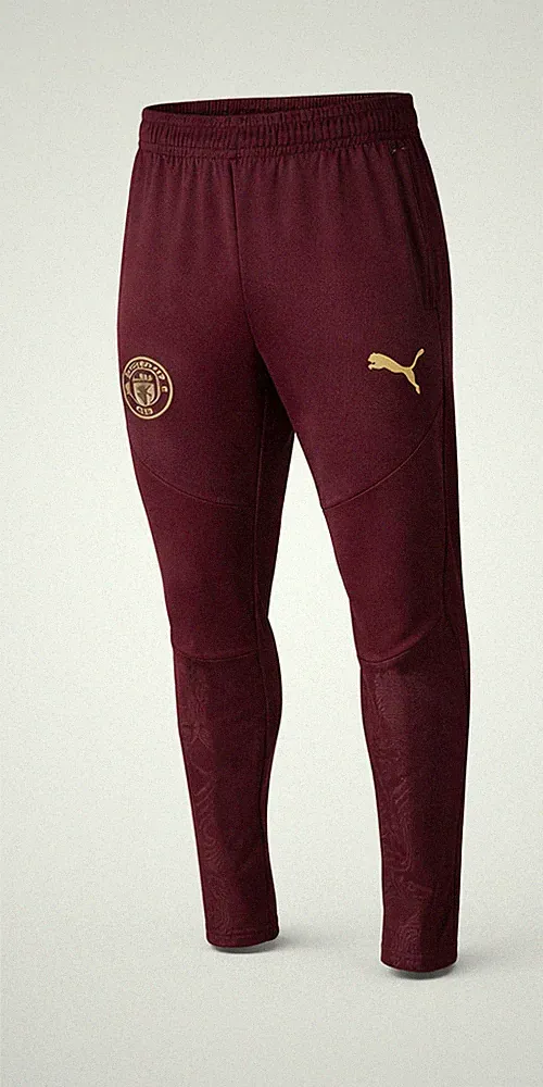PUMA Herren Jogginghose Trainingshose Sporthose Slim Fit Bordeaux Rot