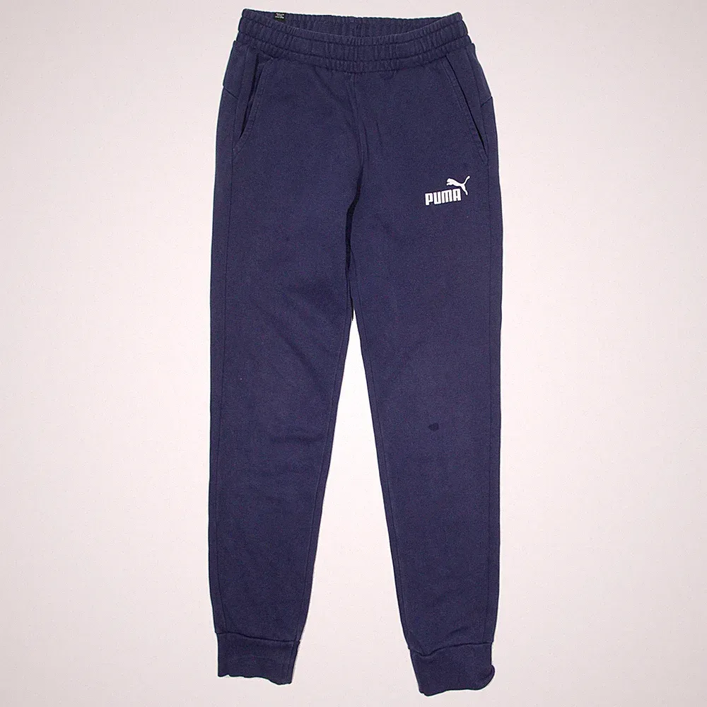 PUMA Herren Jogginghosen Blau Tapered S W28 L29