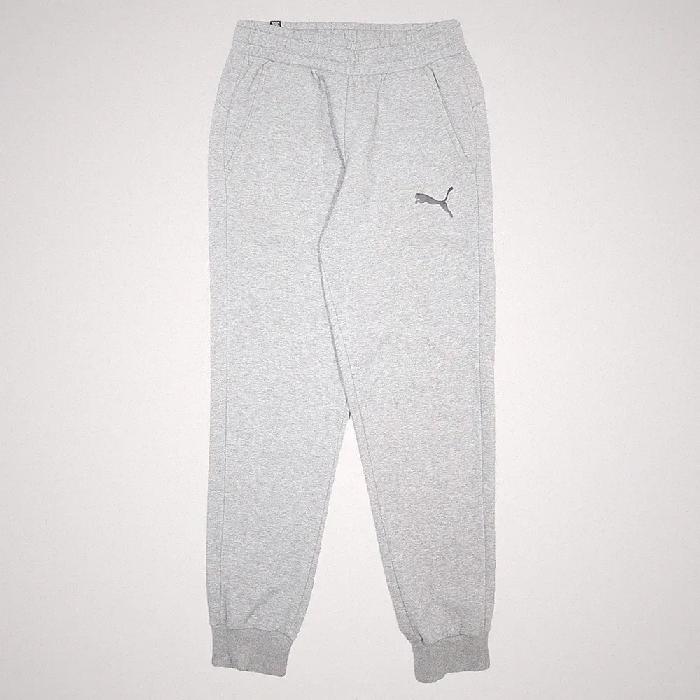 PUMA Herren Jogginghosen Grau S W27 L29 Baumwollmischung Regular Tapered