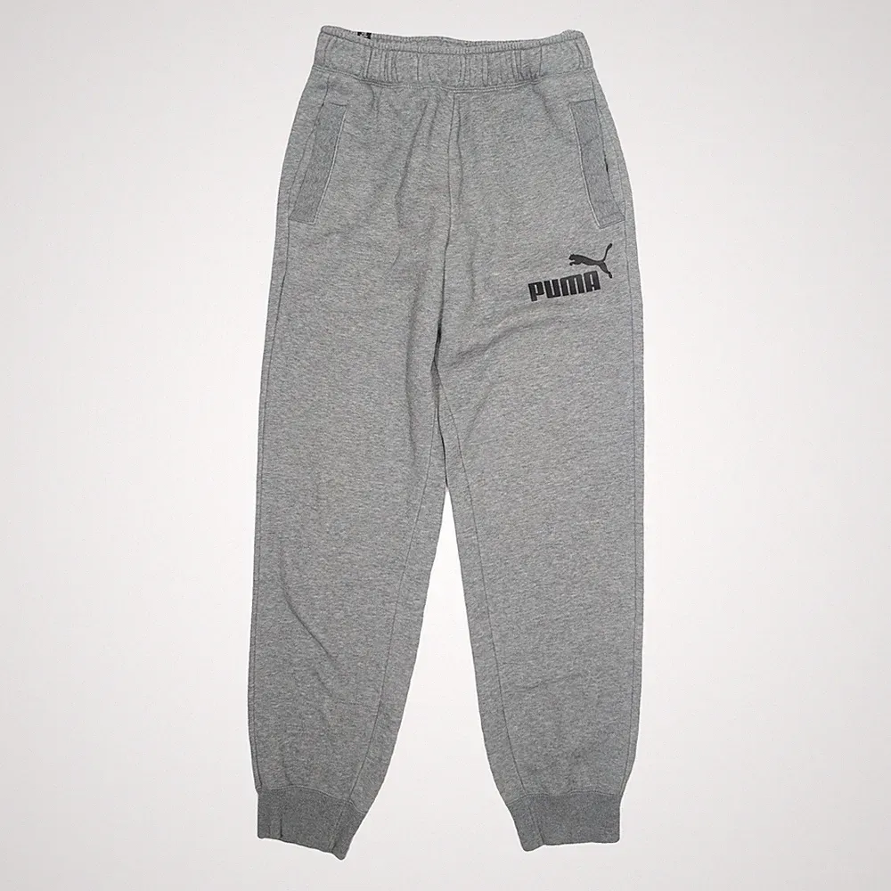PUMA Herren Jogginghosen Grün Schmal Zulaufend Baumwollmischung S W26 L29