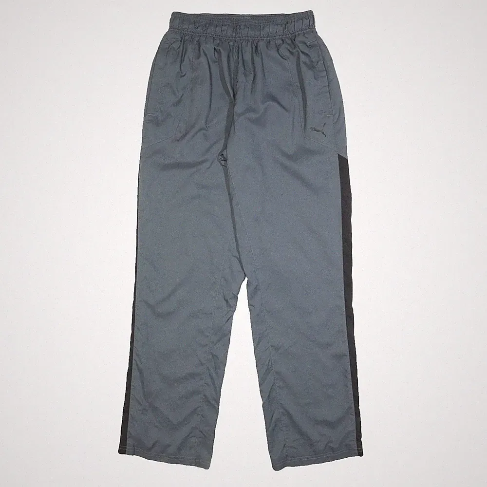 PUMA Herren Jogginghosen Slim Straight Grau Schwarz S 26 29 Polyester