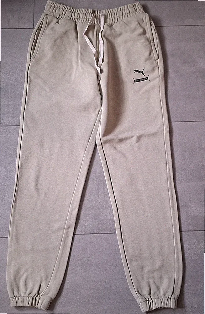 Puma Herren Sweathose Jogginghose in beige Gr. S