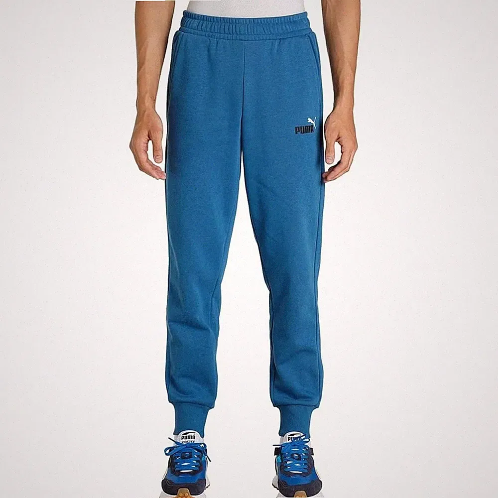 PUMA Herren Sweatpant-Jogginghose Trainingshose Sweat Hose Sport SEEBLAU Gr. XL