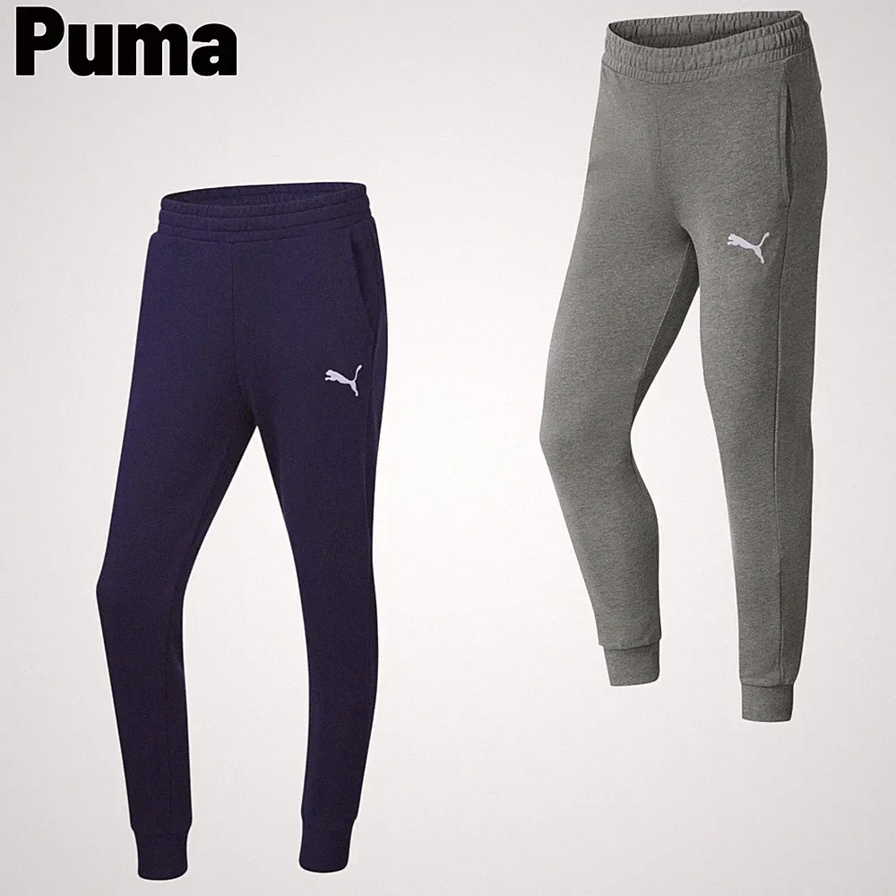 PUMA Herren teamGOAL 23 Casuals Pants Jogginghose Trainingshose grau , navy , XL