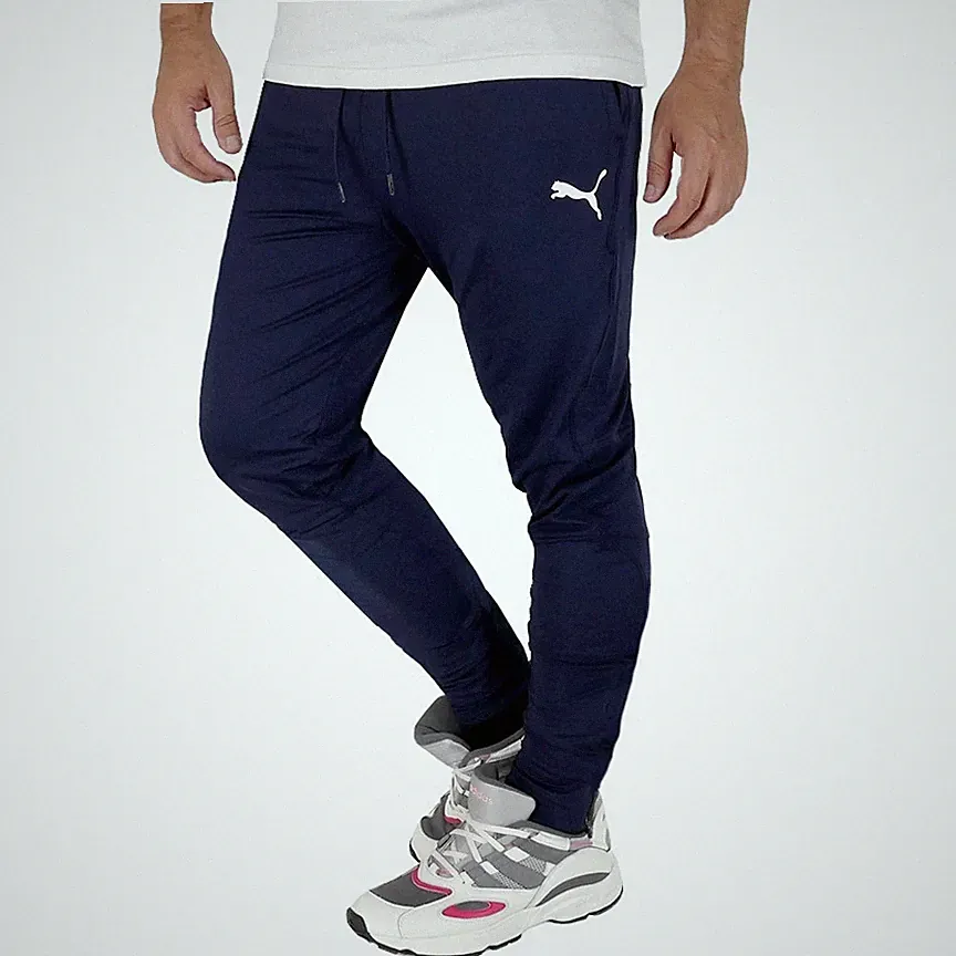 Puma Herren Trainingshose Fußball Hose Sporthose Jogginghose Liga dunkel blau