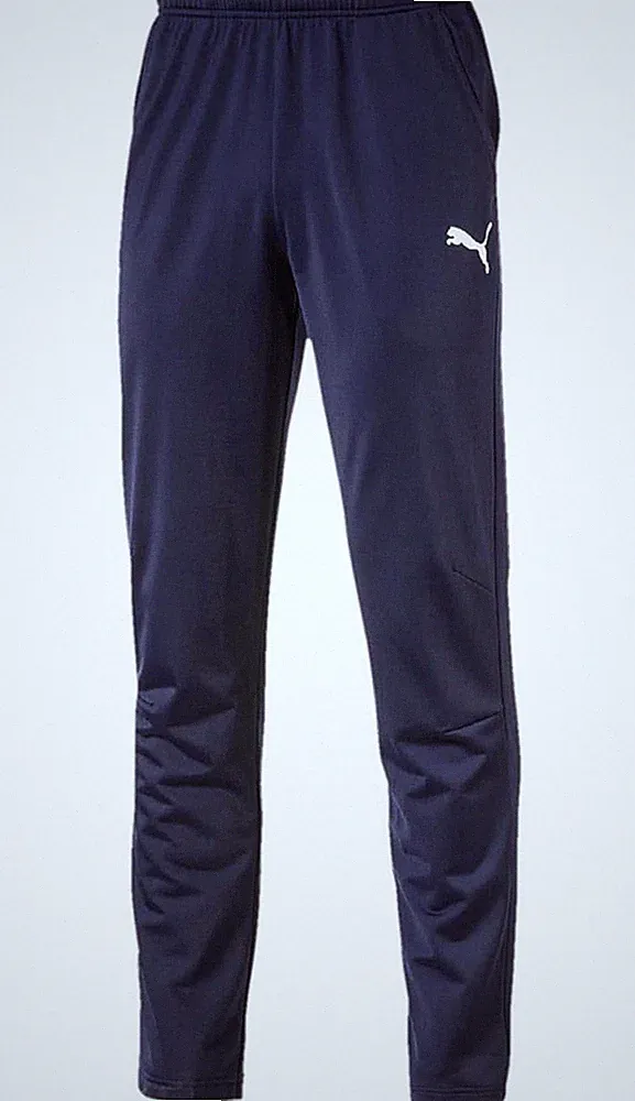 Puma Herren Trainingshose Fußball Hose Sporthose Jogginghose Liga dunkel blau